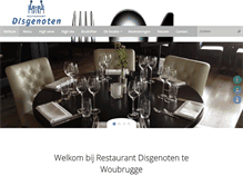 Tablet Screenshot of disgenoten.nl